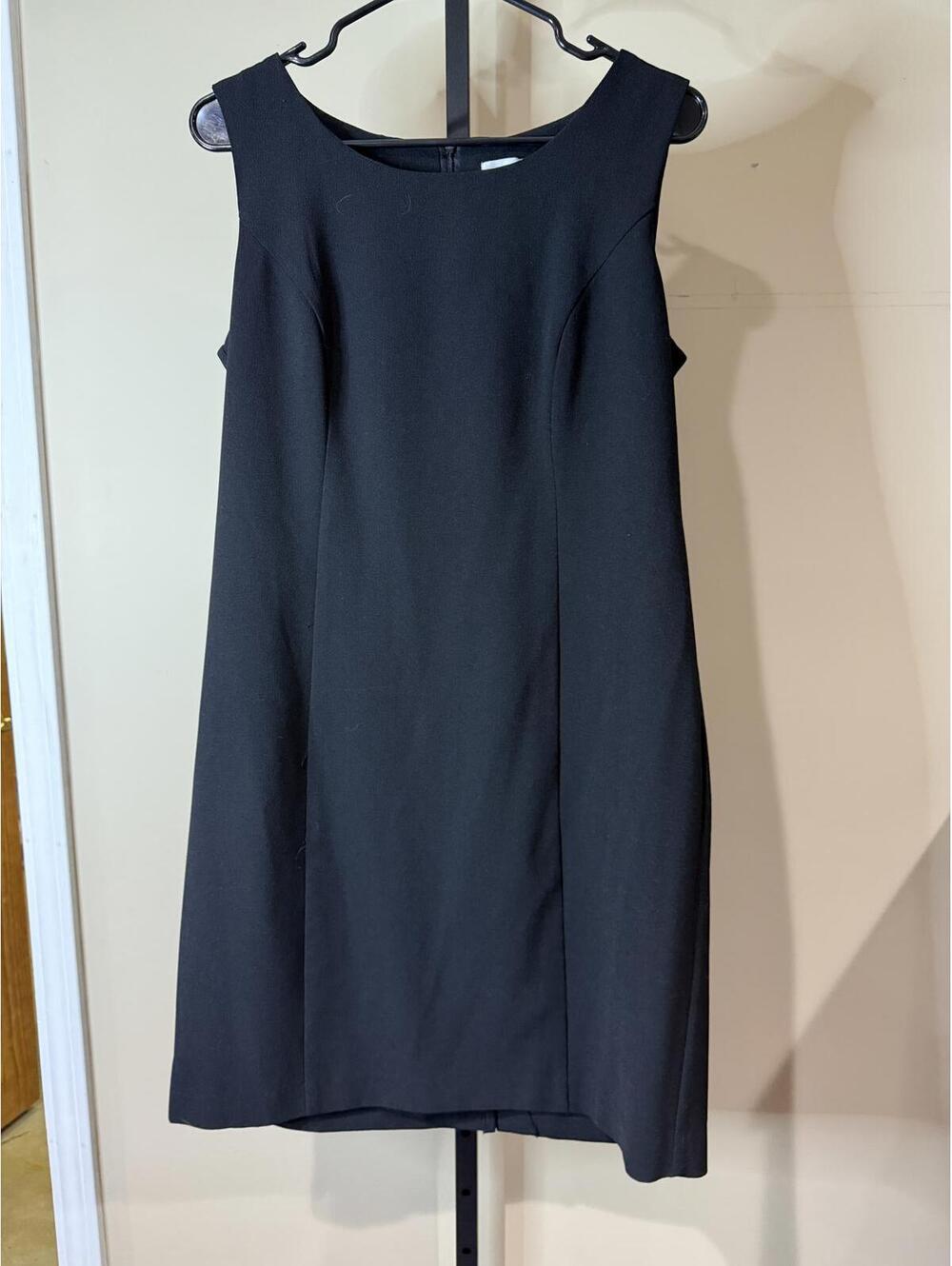 Danny & Nicole 12P Classic Black Sleeveless Shift Dress